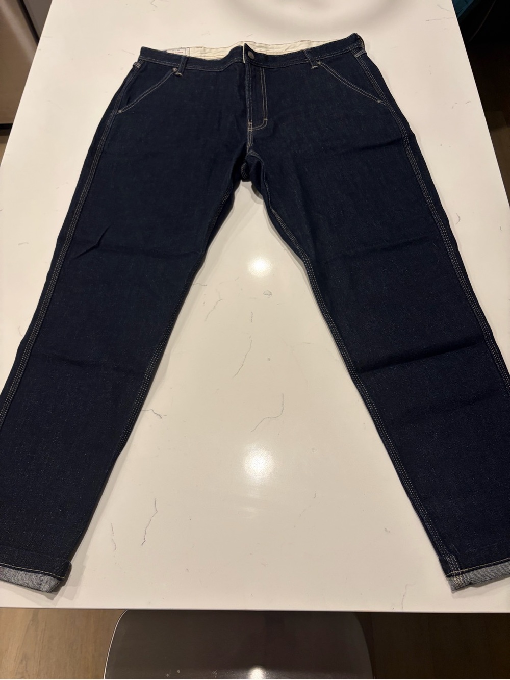 GAP Men's Slim Straight Dark Indigo Jeans